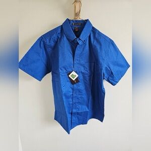 Harrington Cotton French Blue Shirt
